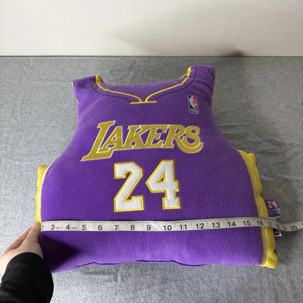NBA Laker Kobe Bryant Jersey Shape Throw Pillow Room Decor‎ 24 Collectible